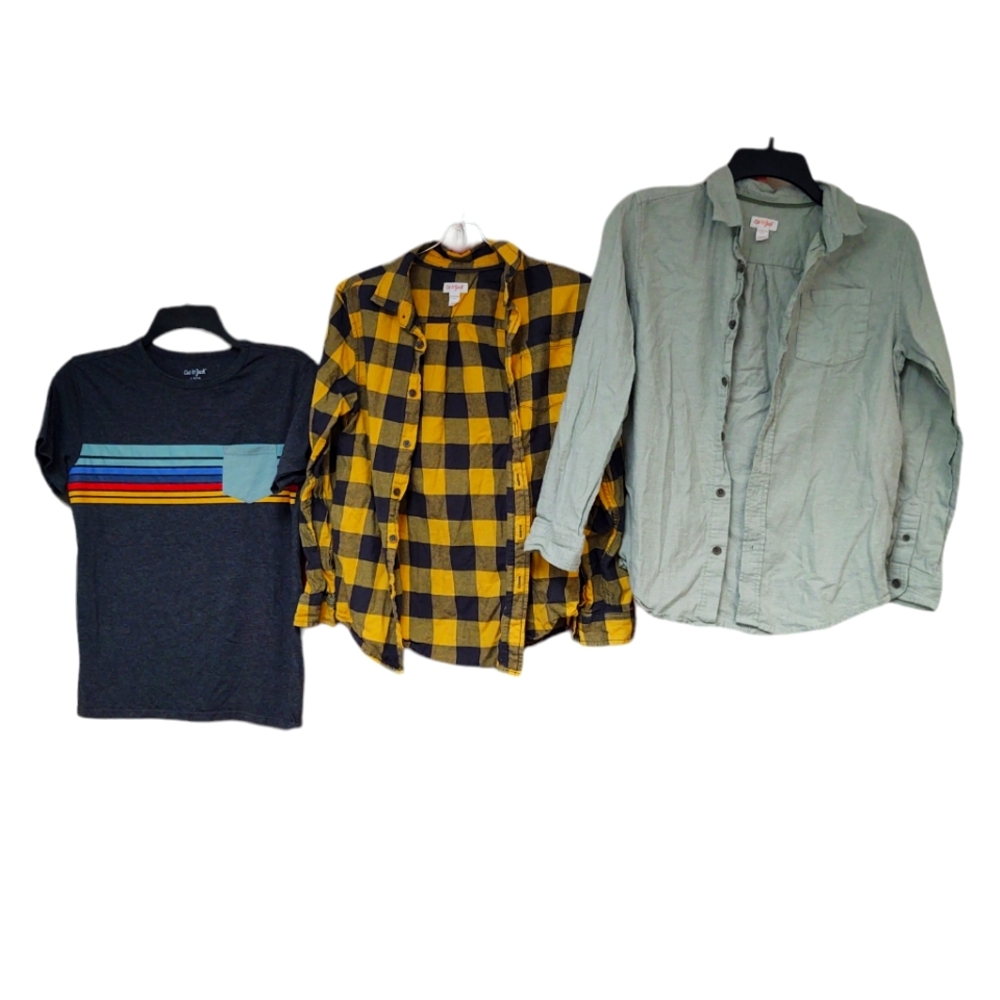 EUC Cat & Jack Bundle of Boys Tops Size 10/12